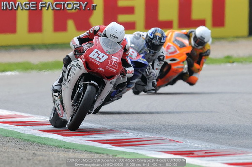2009-05-10 Monza 2236 Superstock 1000 - Race - Ondrej Jezek - Honda CBR1000RR